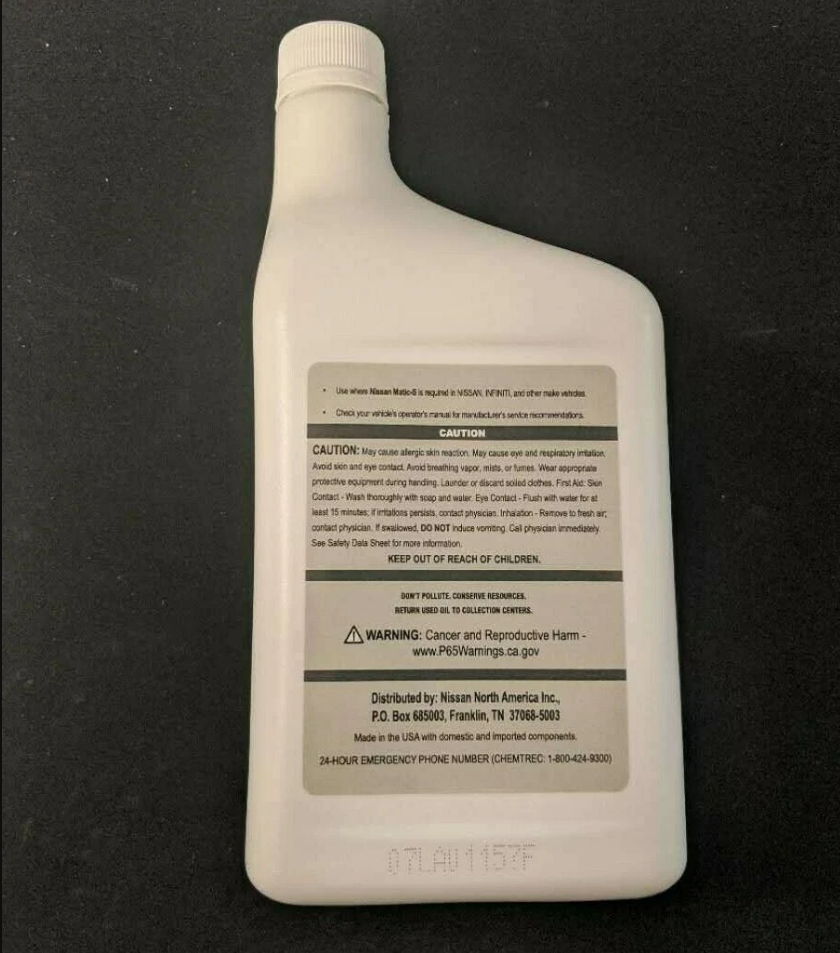 GENUINE OEM Nissan Automatic Transmission Fluid Matic-S MULTIPACK (999MP-MAT00S)