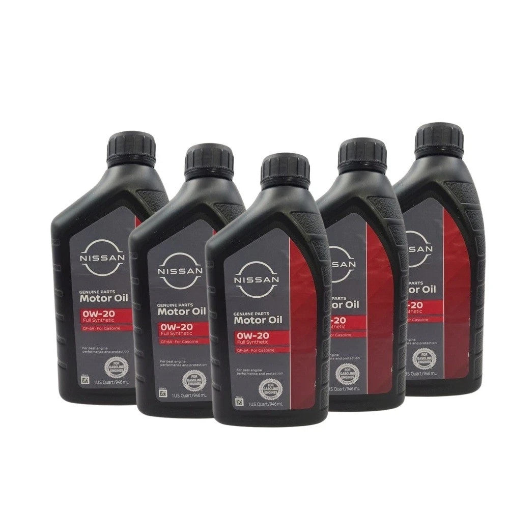 GENUINE OEM Nissan 0W-20 Oil Change Kit 5-Quart W/ 15208-65F0E Filter and Washer