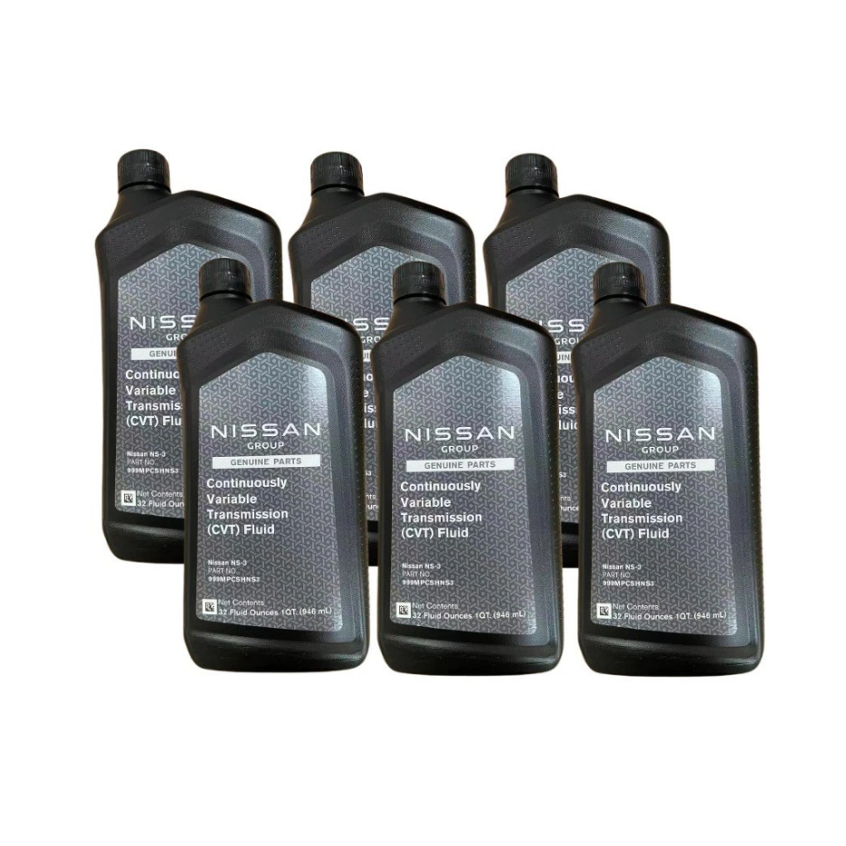 GENUINE OEM Nissan NS-3 CVT Fluid 6-Quarts (999MP-CV0NS3 / 999MP-CSHNS3)